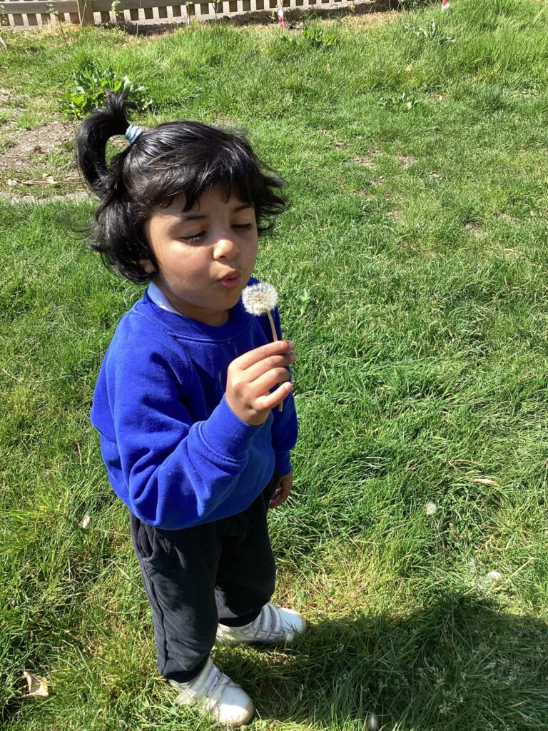 Children explore nature and numbers at Minerva Primary Academy