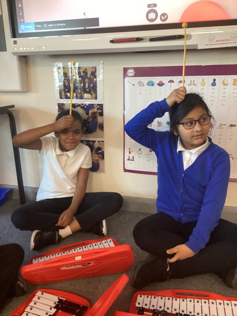 Pupils strike the right note with glockenspiel lessons
