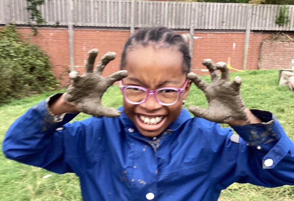Pupils enjoy muddy fun at Minerva