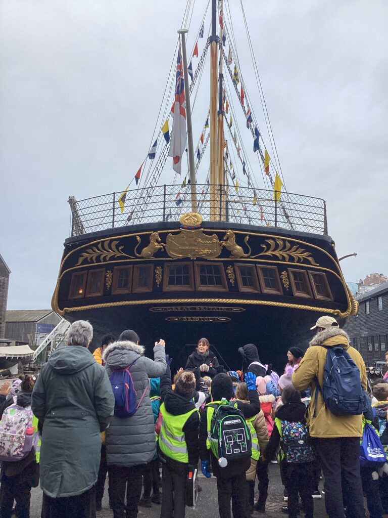 Pupils from Minerva Primary Academy visit the SS Great Britain