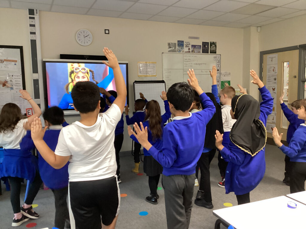 Pupils at Minerva Academy enjoy yoga practice